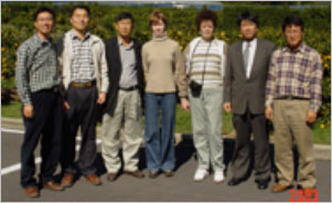 M.E. Shibaeva, Ph.D. student and O.V. Orlova, senior researcher, Ph.D. (on the right), on a business trip in the South Korea